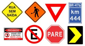Cores e Formas de Placas de Sinalização de Trânsito - Blog Sinal Center
